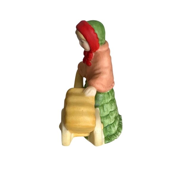 VTG 1986 Geo Z Lefton Mrs. Eberhardts Grandmother Carriage & Baby 05827 - Picture 4 of 6